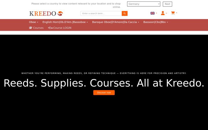 Screenshot of kreedo.de