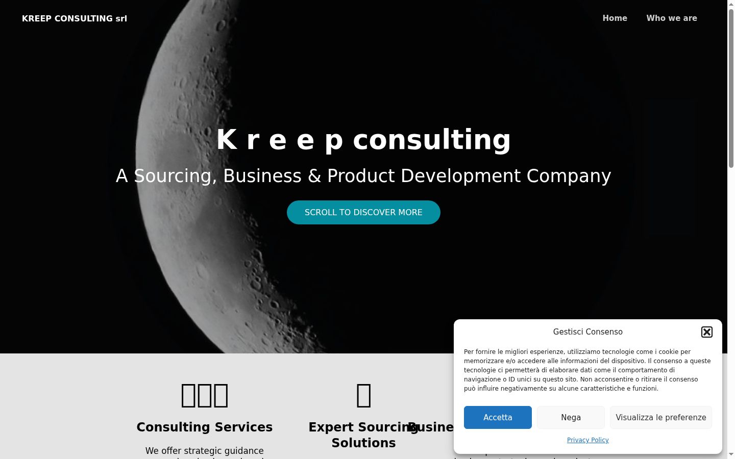Screenshot tal-banner tal-kunsens muri qabel kwalunkwe interazzjoni