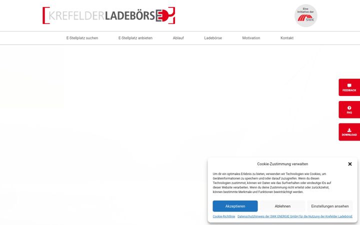 Screenshot of krefelder-ladeboerse.de
