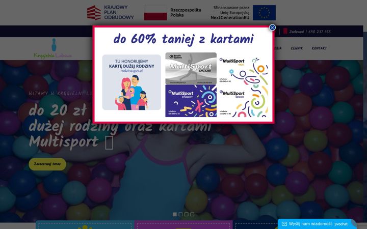 Screenshot of kregielnialubawa.pl