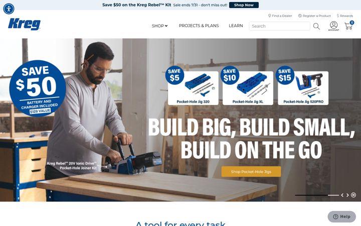 Screenshot of kregtool.com
