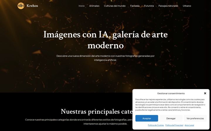 Screenshot of krehos.com