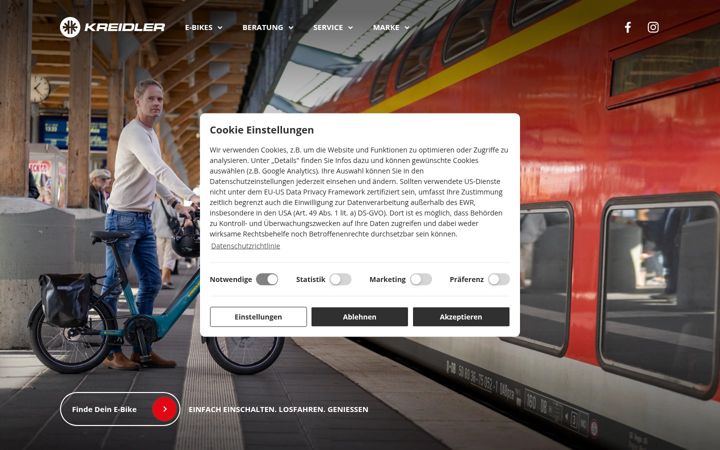 Screenshot of kreidler.com