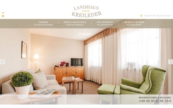 Screenshot of kreileder.de