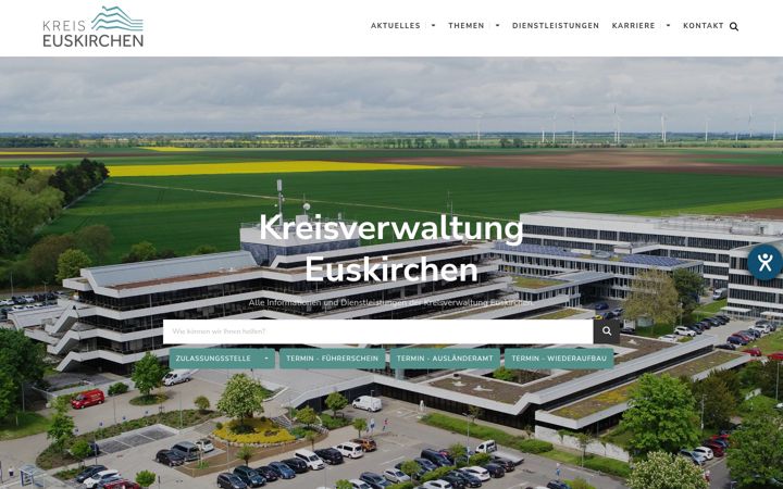 Screenshot of kreis-euskirchen.de
