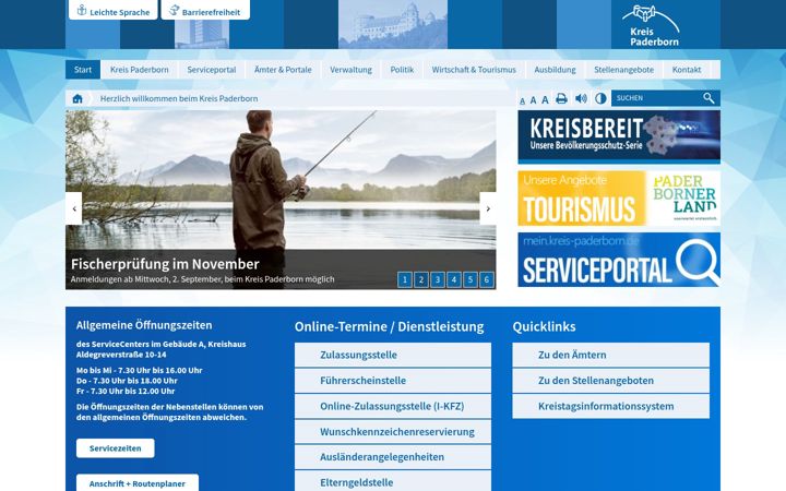 Screenshot of kreis-paderborn.de