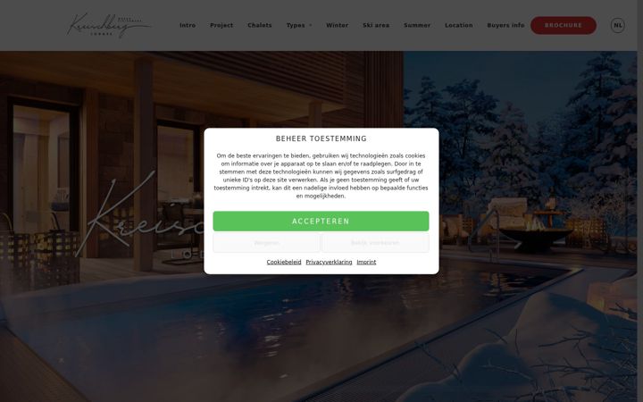 Screenshot of kreischberglodges.com
