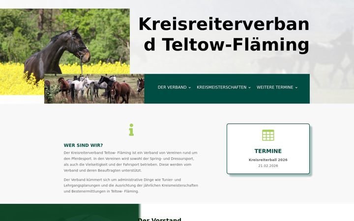 Screenshot of kreisreiterverband-tf.de