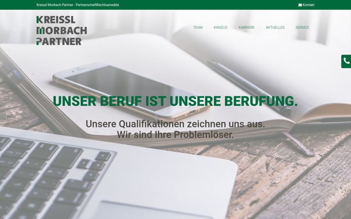 Screenshot of kreissl-morbach.de