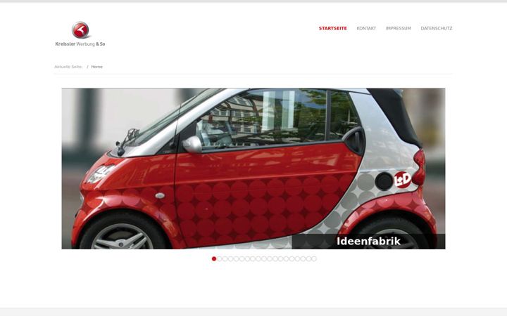 Screenshot of kreissler.de