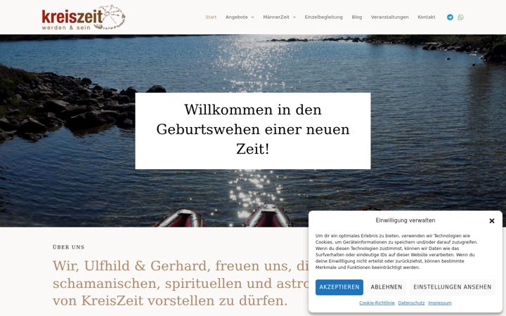 Screenshot of kreiszeit.de