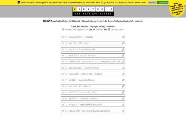 Screenshot of kreizweis.com