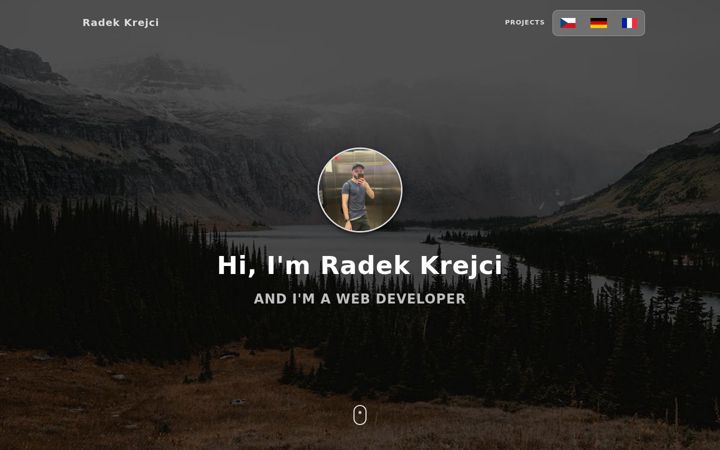 Screenshot of krejciradek.cz