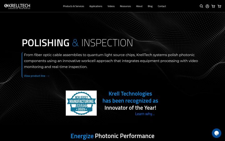 Snímek obrazovky krelltech.com