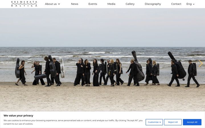 Screenshot of kremeratabaltica.com
