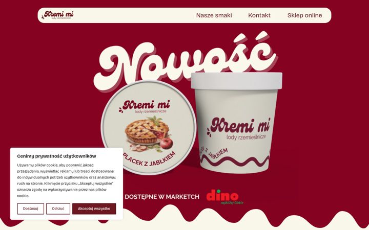 Screenshot of kremimi.com