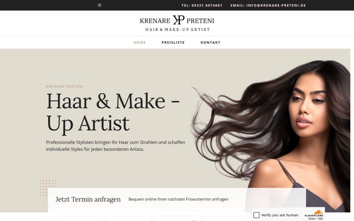 Screenshot of krenare-preteni.de