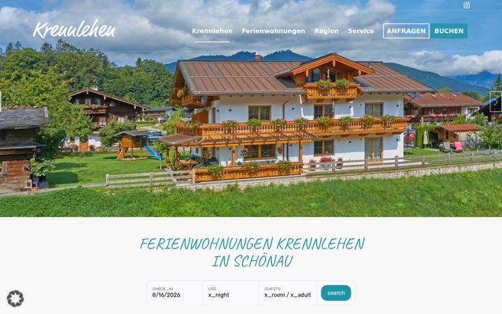 Screenshot of krennlehen.de