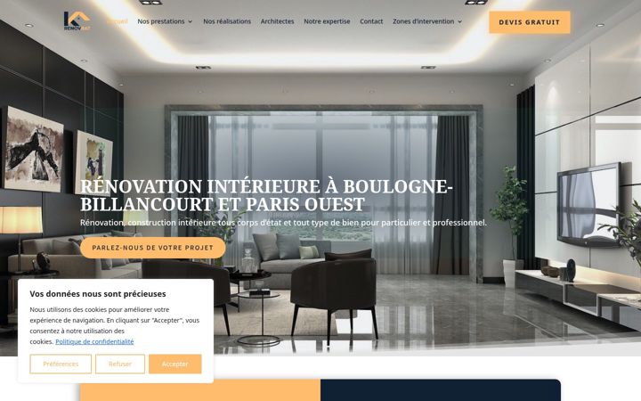 Screenshot of krenovbat.fr
