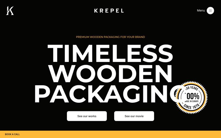 Snímek obrazovky krepel.com