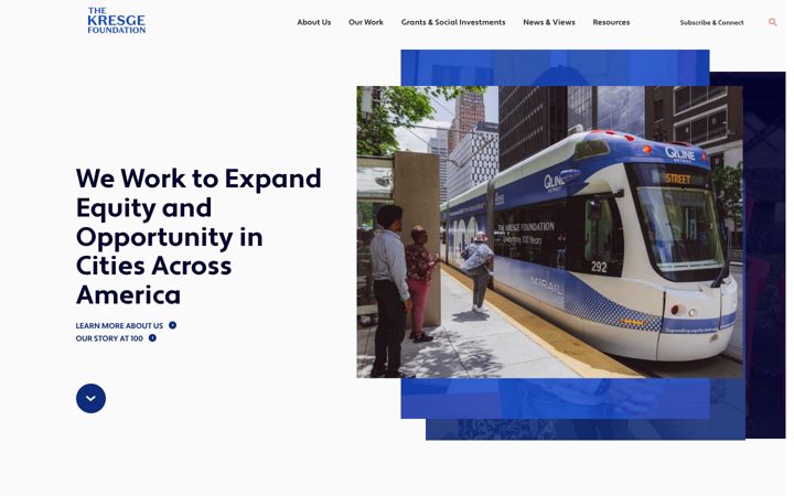 Screenshot of kresge.org