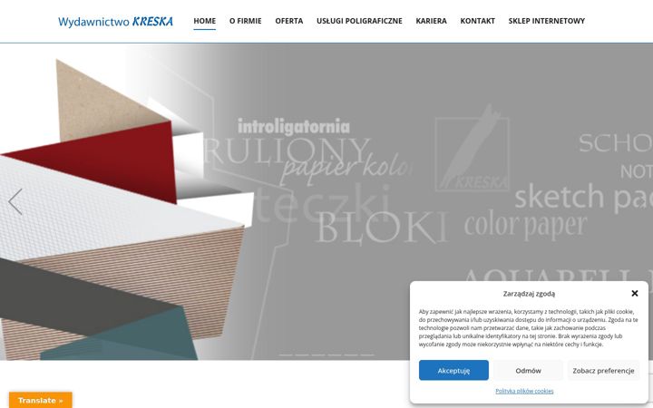 Screenshot of kreska.com.pl