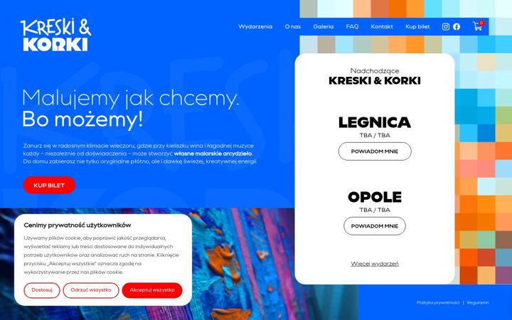 Screenshot of kreskikorki.pl
