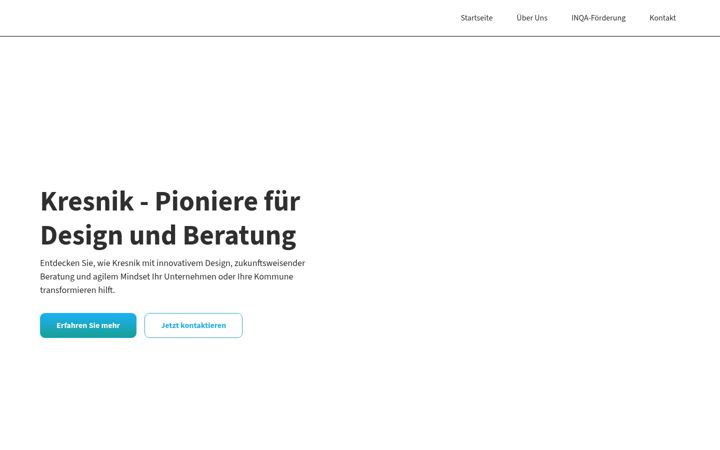 Screenshot of kresnikdesign.de