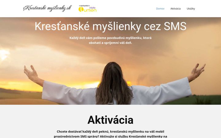 Screenshot of krestanskemyslienky.sk