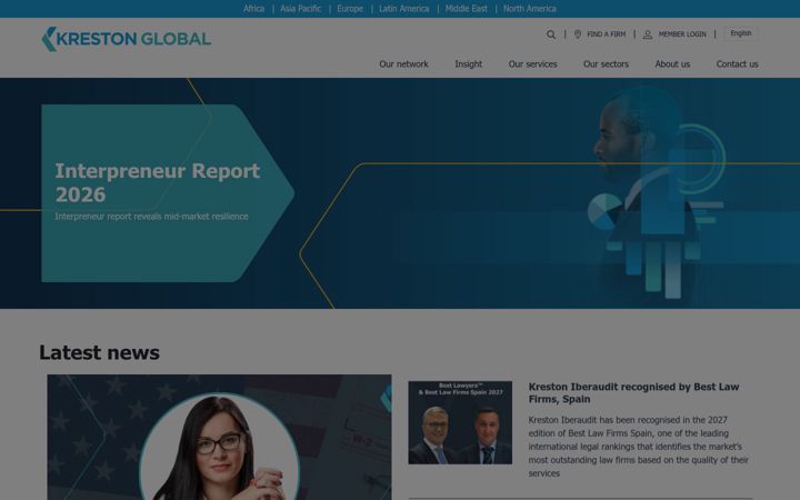 Screenshot of kreston.com