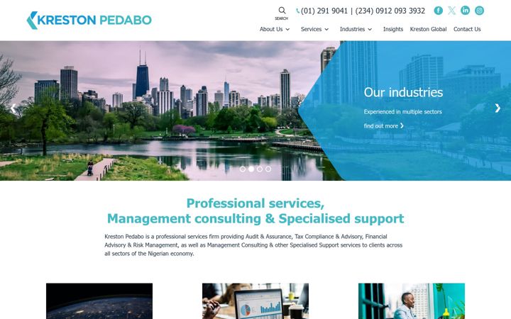 Screenshot of krestonpedabo.com