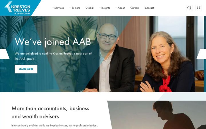 Screenshot of krestonreeves.com