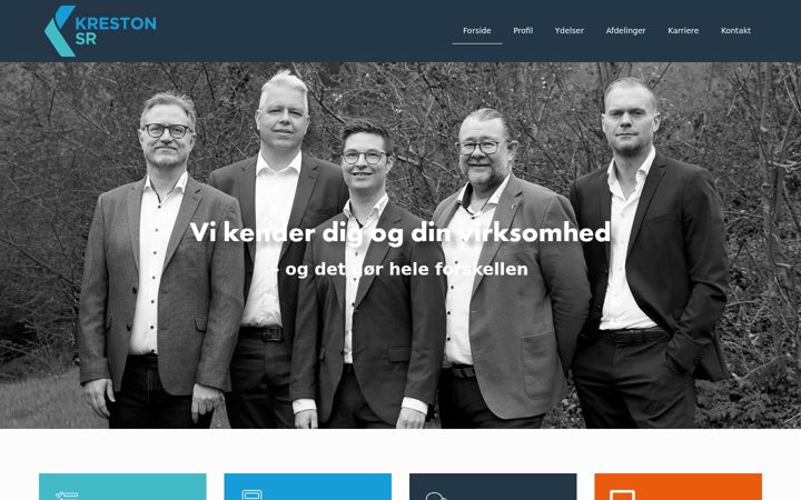 Screenshot of krestonsr.dk