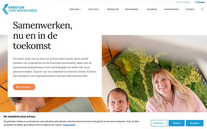 Screenshot of krestonvh.nl