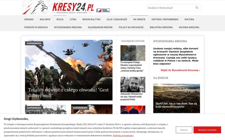 Screenshot of kresy24.pl