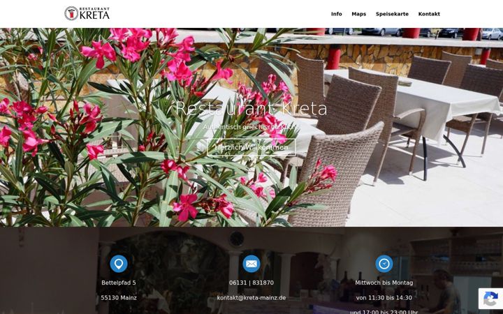 Screenshot of kreta-mainz.de