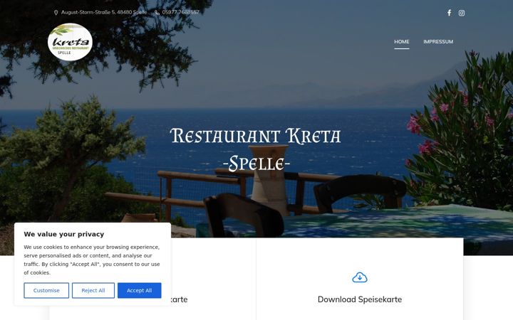 Screenshot of kreta-spelle.de