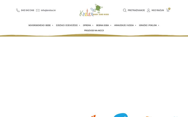 Screenshot of kretex.hr