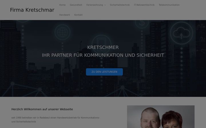 Screenshot of kretschmar.de