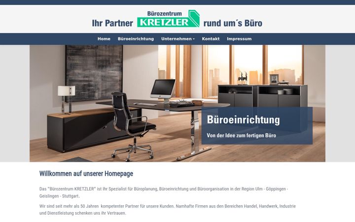 Screenshot of kretzler.de