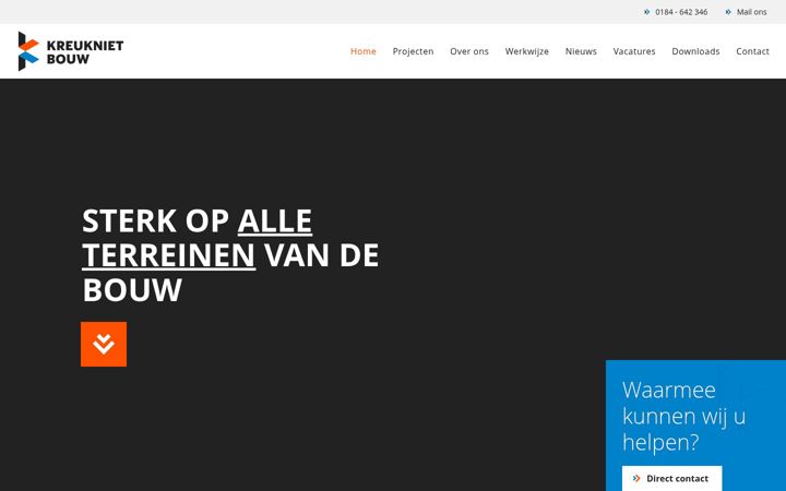 Screenshot of kreukniet.nl