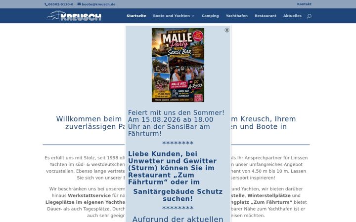 Screenshot of kreusch.de