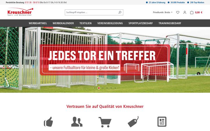 Screenshot of kreuschner.de