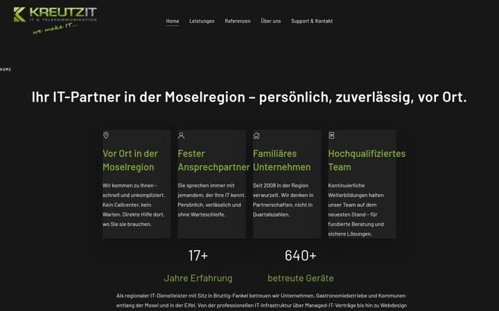 Screenshot of kreutz.it