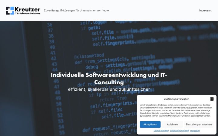 Screenshot of kreutzer-it.at