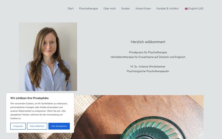 Screenshot of kreuzberg-psychotherapie.de