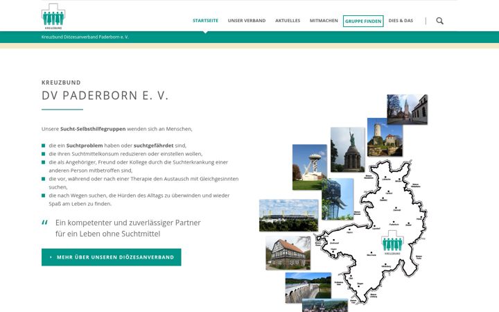 Screenshot of kreuzbund-dv-pb.de