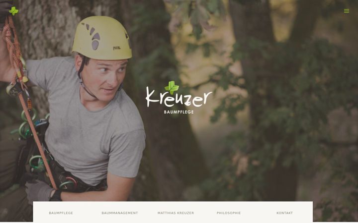 Screenshot of kreuzer-baumpflege.at