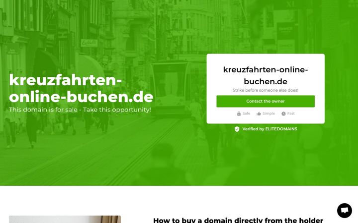 Posnetek zaslona kreuzfahrten-online-buchen.de
