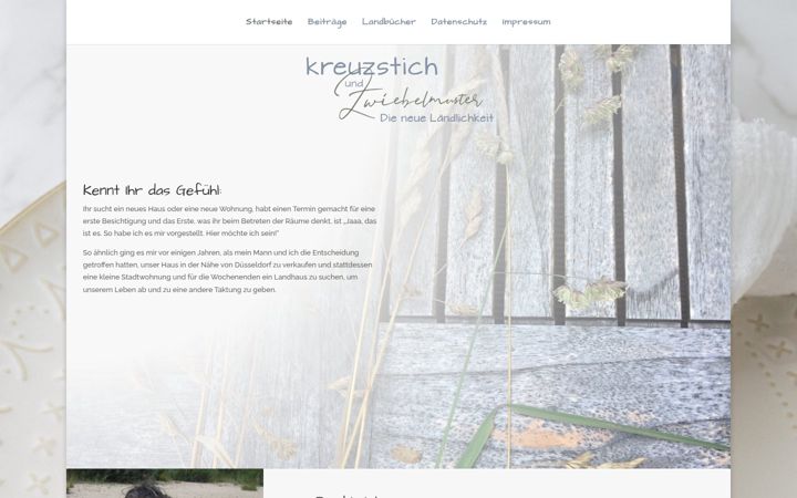 Screenshot of kreuzstichundzwiebelmuster.de